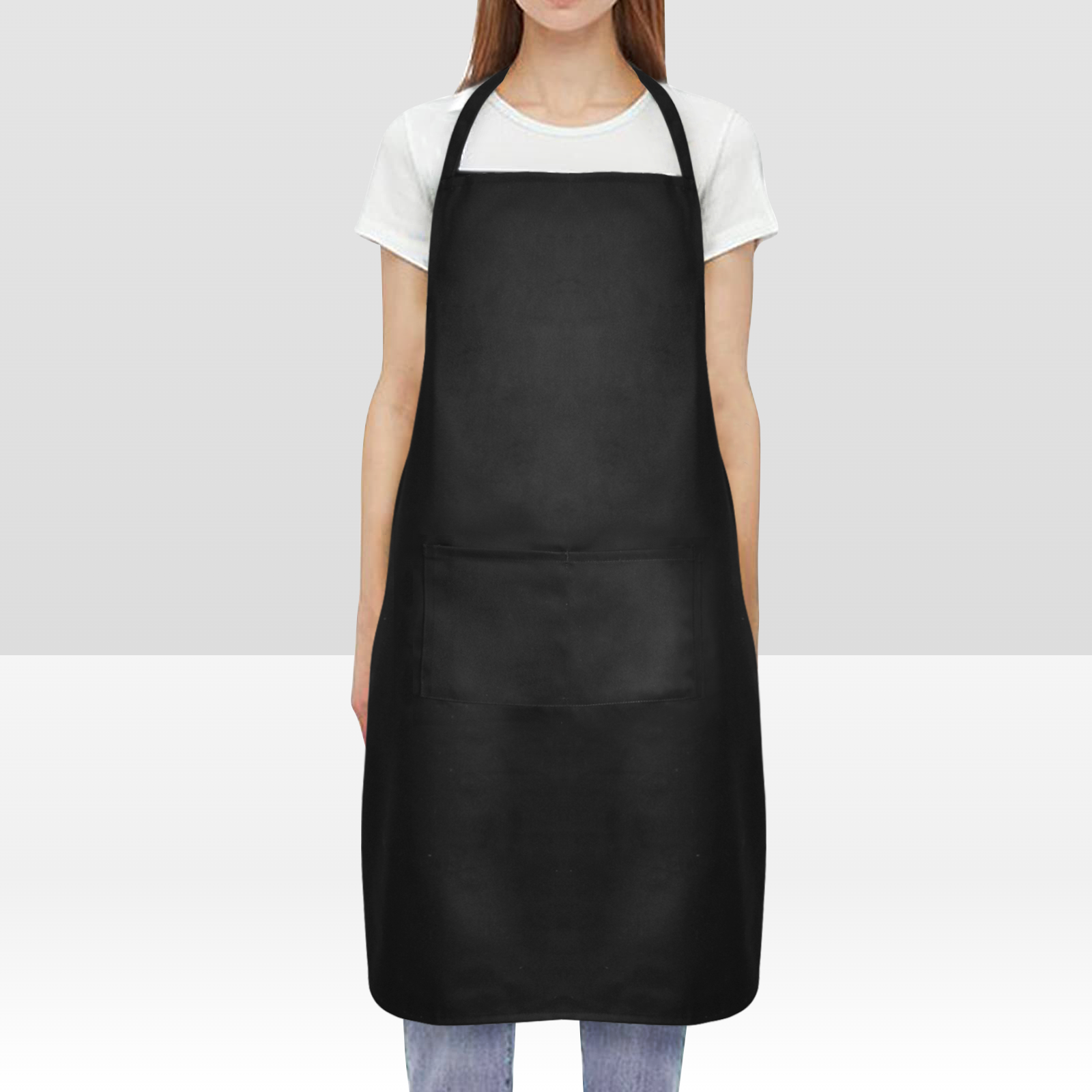Custom Women’s Waterproof Heat Transfer Apron – Personalized Kitchen Apron with Design & Name