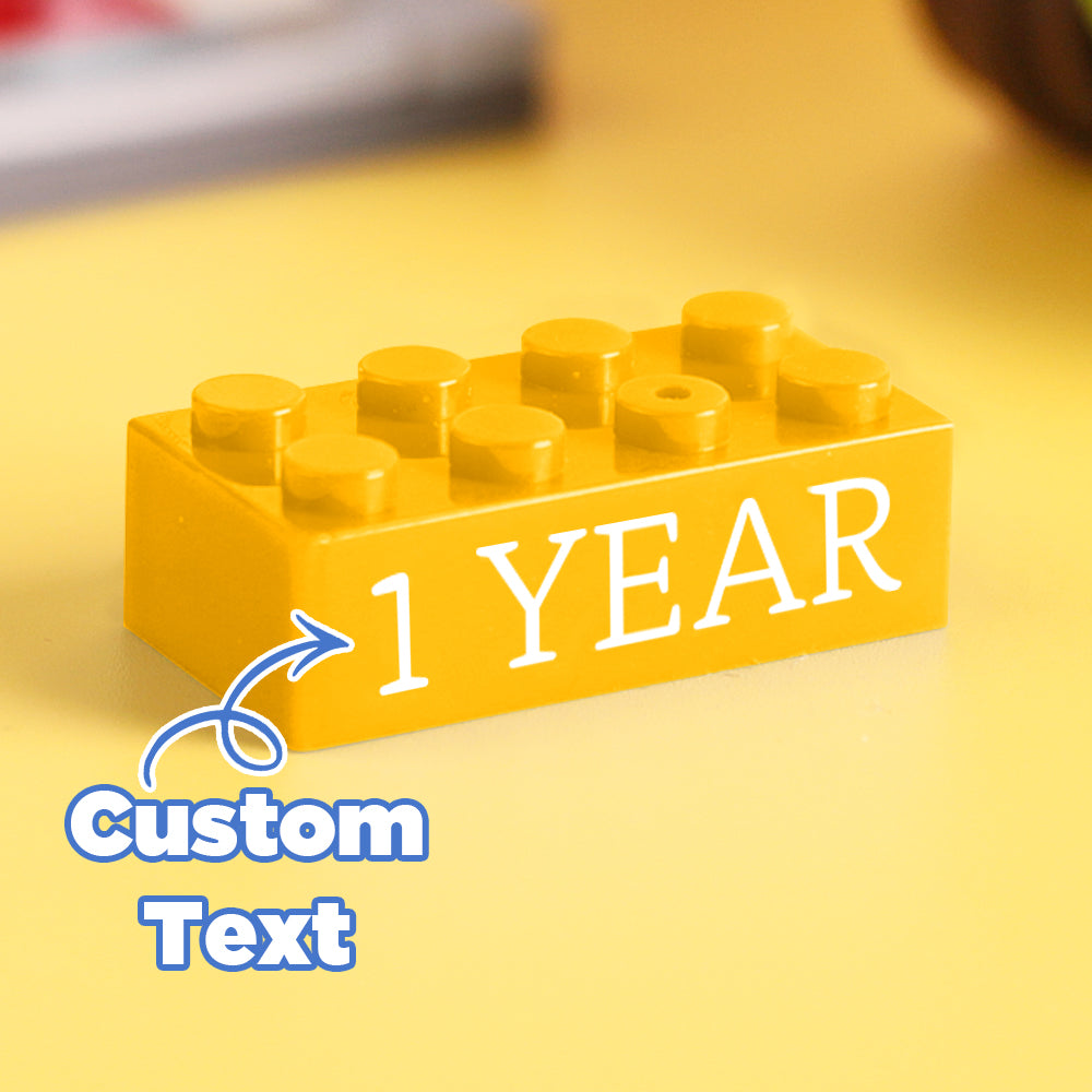 Building Block Gifts Custom Text Induction Gift Company Age Building Blocks Multi-Color Different Size Building Block Gifts
