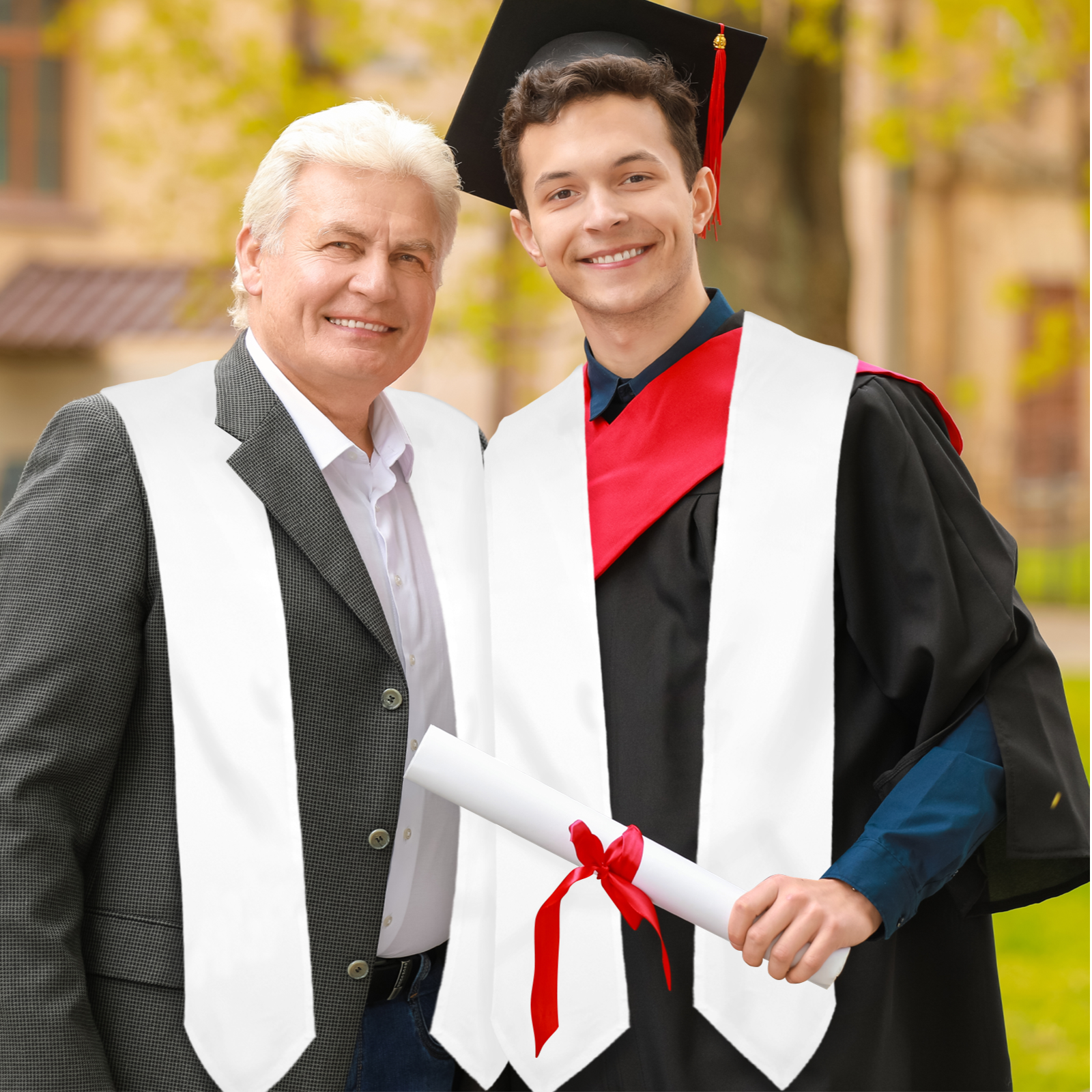 Custom Graduation Stole – Personalized Commencement Sash with Logo or Text