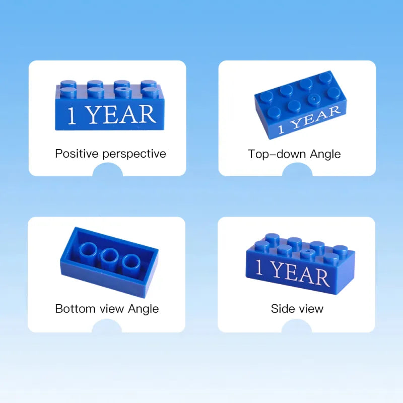 Building Block Gifts Custom Text Induction Gift Company Age Building Blocks Multi-Color Different Size Building Block Gifts