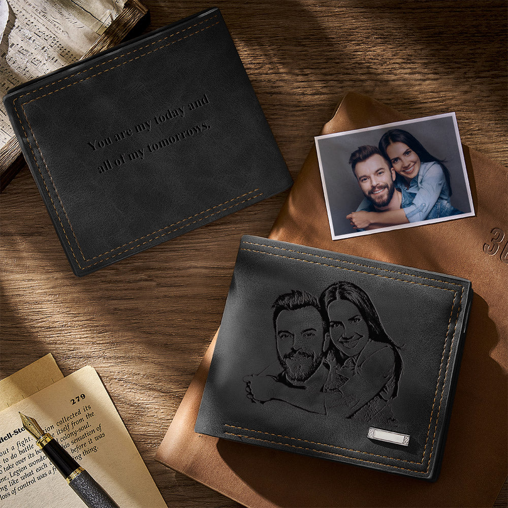 Personalized Photo Frame Engraved Men's Memorial Gifts Valentines Gift