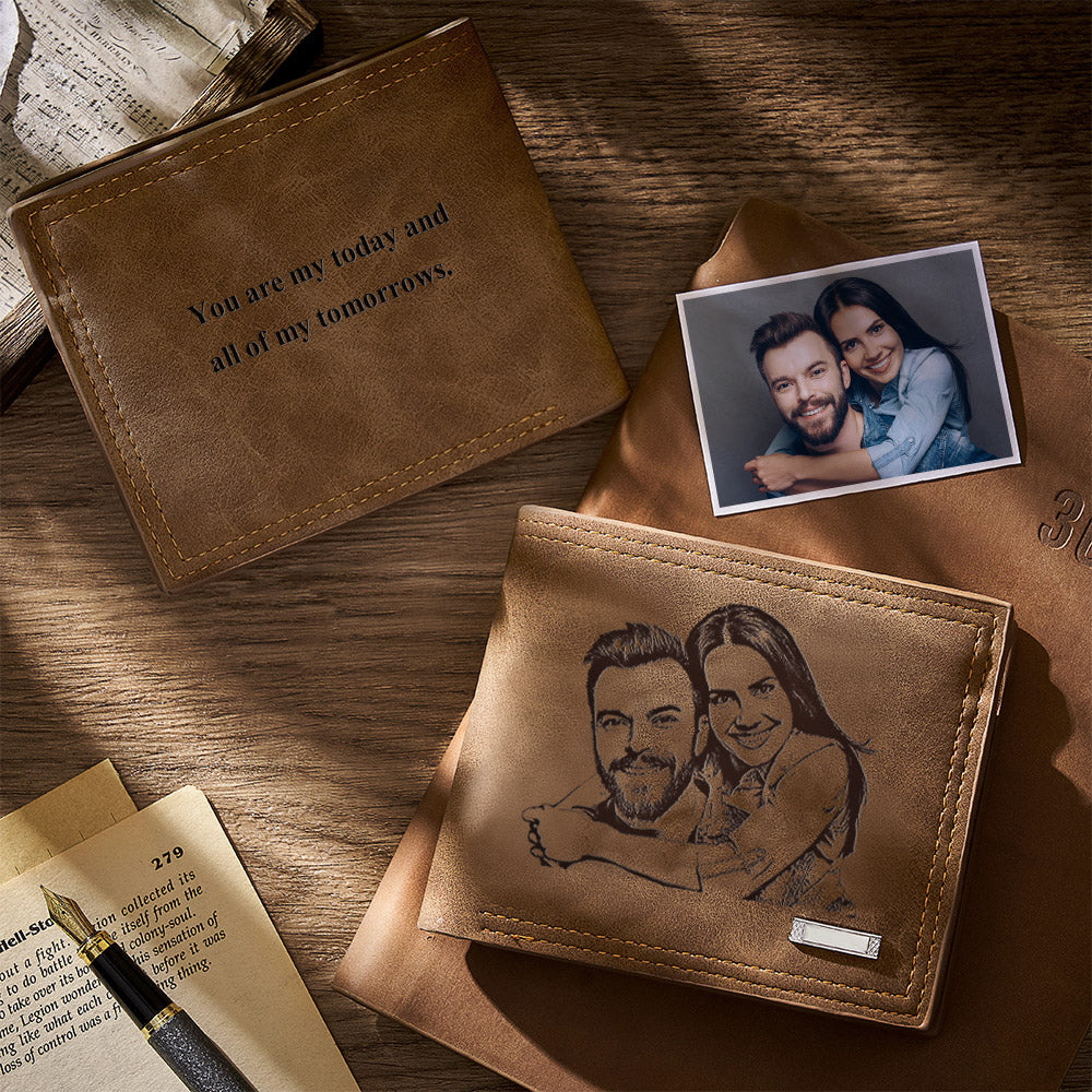Personalized Photo Frame Engraved Men's Memorial Gifts Valentines Gift