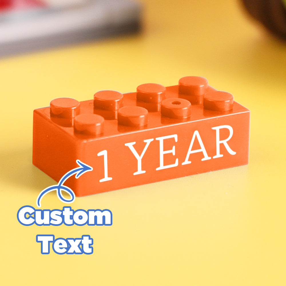 Building Block Gifts Custom Text Induction Gift Company Age Building Blocks Multi-Color Different Size Building Block Gifts