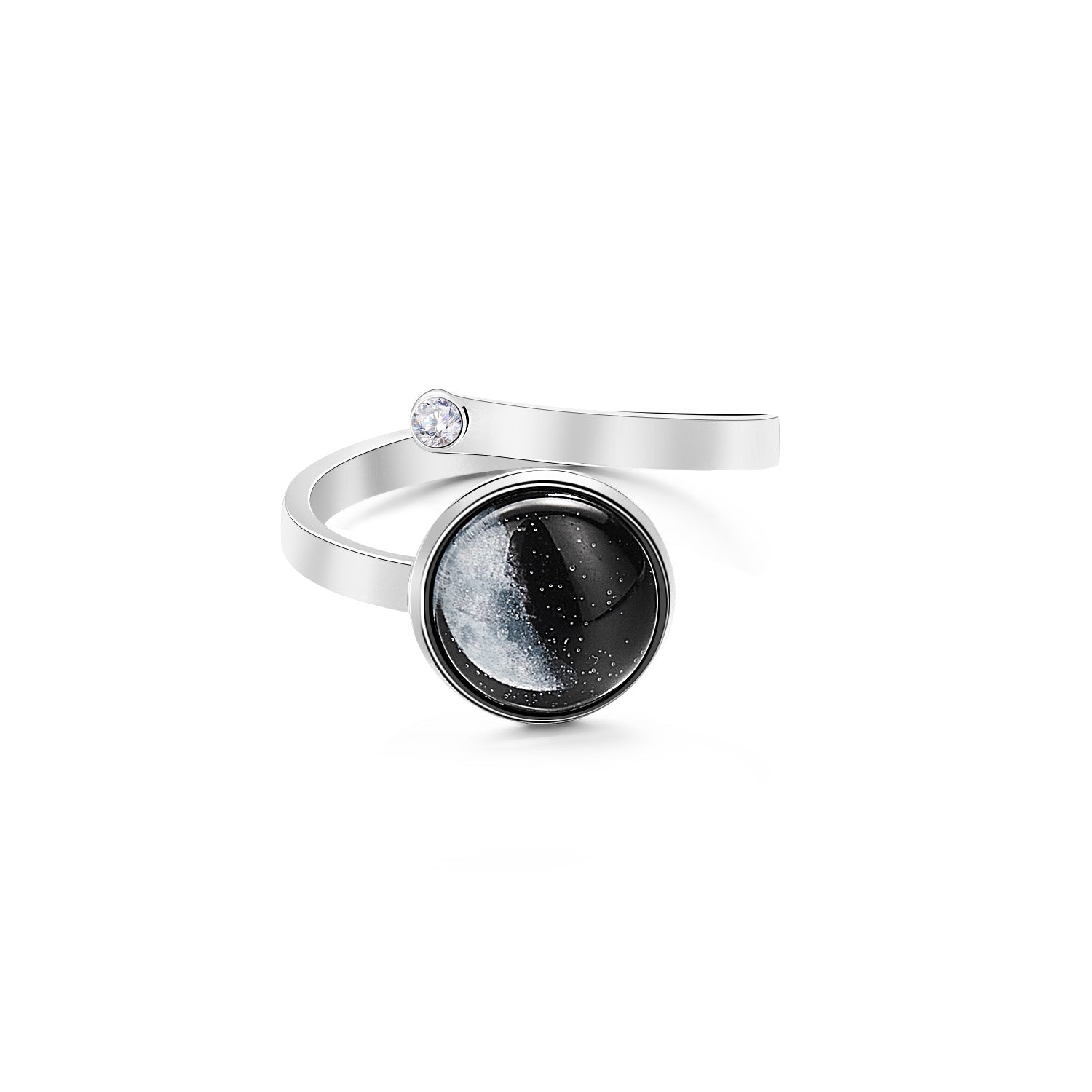 Custom Moon Phase Ring Luminous Ring Gift for Her Birthday Gift Valentines Gift Anniversary Gift
