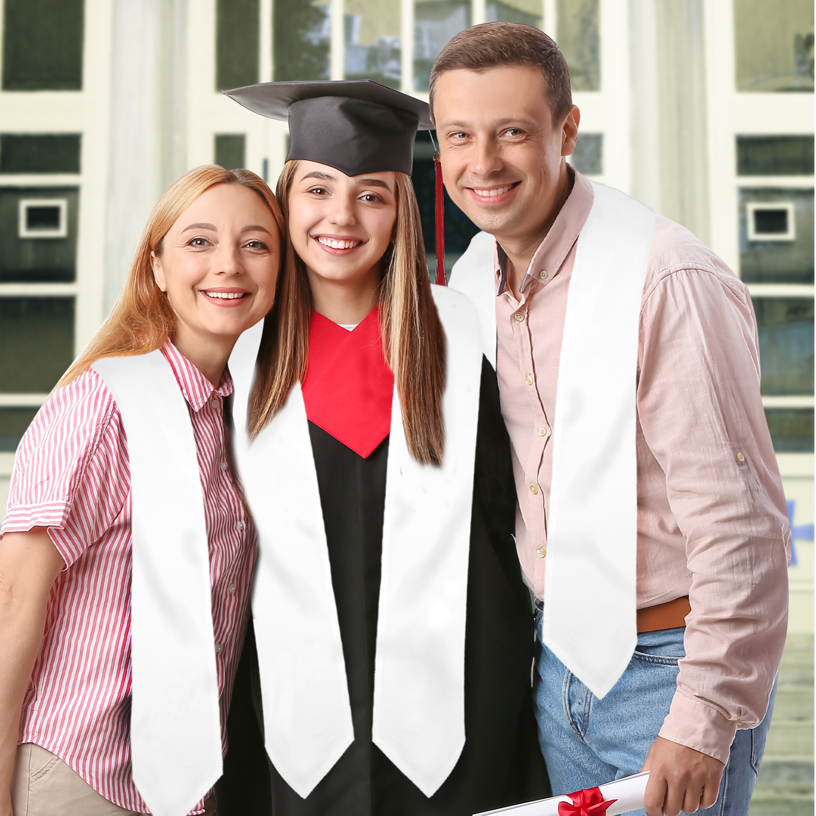 Custom Graduation Stole – Personalized Commencement Sash with Logo or Text
